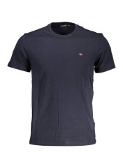 Tricou barbati, cu mini logo brodat, Regular fit, Bleumarin (Marime: XL) foto