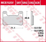 Set placute frana fata TRW MCB752SV - Kawasaki Z 900 RS - Ninja H2 1000 - ZX-10R Ninja - Suzuki GSX-R 600-750-1000-1300 - V-Strom 1000