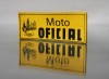 Patch Vechi din carton lucios Moto Oficial Sibiu anii 1990
