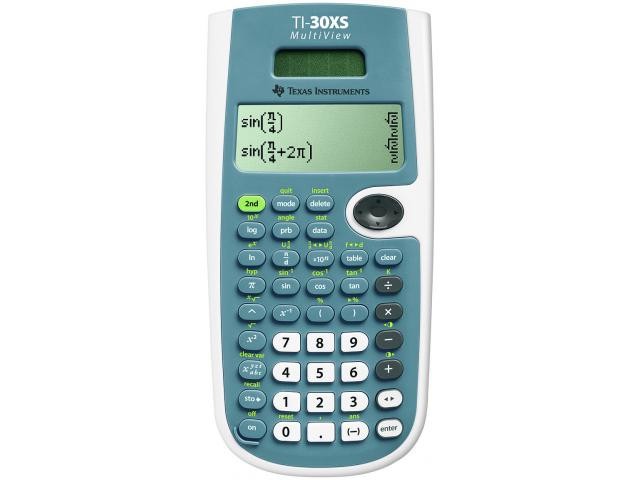 CALCULATOR de BIROU Texas Instruments TI-30XS MultiView &amp;quot;30XSMV/TBL/3E11/A&amp;quot; (timbru verde 0.18 lei)