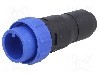 Conector circular, tata, 2 pini, BULGIN - PX0410/02P/4550