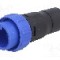 Conector circular, tata, 2 pini, BULGIN - PX0410/02P/4550