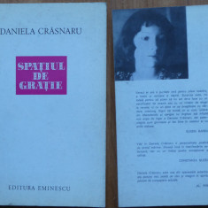 Daniela Crasnaru, Spațiu de grație, 1976, editia 1 cu autograf