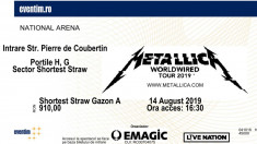 Bilet Metallica VIP 3 foto
