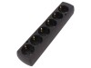 Conector Alimentare AC Splitter 2P 16A Negru