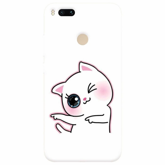Husa silicon pentru Xiaomi Mi A1, Cute Kitty