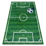 BAMBINO 51760 covor lavabil Teren, fotbal pentru copii anti-alunecare - verde , 120x170 cm