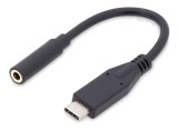 Adaptor USB-C la Jack 3,5mm DIGITUS USB 3.1 Nichelat 0,2m AK-300321-002-S