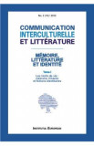 Communication interculturelle et litterature no.1/2012, 2021