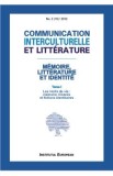 Communication interculturelle et litterature no.1/2012