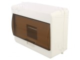 Carcasă pentru Aparatură Modulară IP30 Montaj &icirc;n Perete Albă