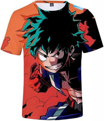 Tricou pentru Cosplay My Hero MHA - Tricouri cu g&amp;acirc;t cu sublimare cu imprimare 3D foto