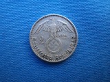 2 REICH MARK 1937 .DEUTSCHE REICH -Ag, Europa