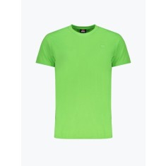Tricou barbati cu decolteu la baza gatului din bumbac, Verde (Marime: M)