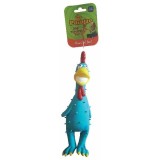 Jucarie Paiatze Dog Bird Latex, albastru deschis, 29 cm