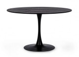 Cumpara ieftin Masa rotunda neagra Bloom 120x75 cm