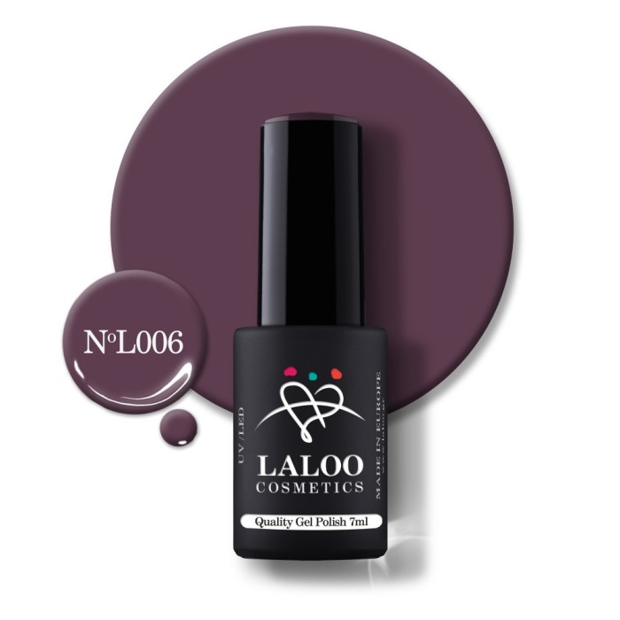 006 Brown Aubergine | Laloo gel polish 7ml