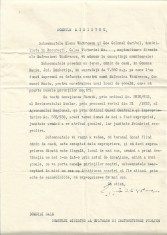 A3373N Petiție semnată olograf de Elena Văcărescu adresată ministrului Cultelor și Instrucțiunii Publice, anii 1930
