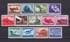 ✅ (S44) Germania Reich 1944 - &quot; Ziua Comemorativa a Eroilor &quot; ,serie Mi.873/885 , MNH perfect
