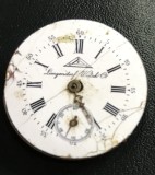 CSM1 Donator Cadran Email Ceas Buzunar Langendorf Watch Co. - Elveția, Vintage / Piese