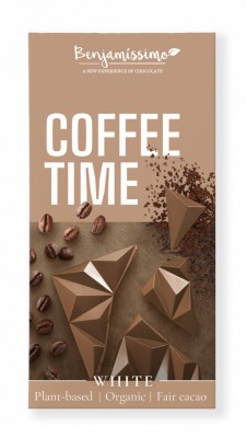 Ciocolata coffee time, bio, 60g, Benjamissimo foto