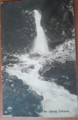Carte postala, Cascada Urlatoarea, perioada interbelica foto