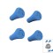 Set capace cauciuc (dopuri) suport telefon mobil cu montaj pe ghidon RAM Mount X-Grip - culoare: albastru (kit 4 bucati)