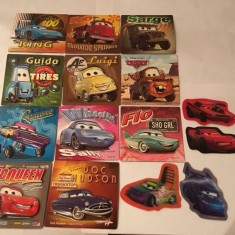 15 magneti frigider Cars Disney Pixar, 3D, colectibile, 11 mari + 4 mai mici