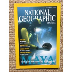 NATIONAL GEOGRAPHIC ROMANIA OCTOMBRIE 2003 MAYA VESTIGIILE MORMINTELOR SCUFUNDATE