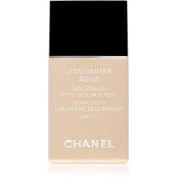 Chanel Vitalumi&egrave;re Aqua make-up ultra light pentru o piele radianta culoare 10 Beige SPF 15 30 ml
