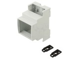 Carcasă ABS gri KRADEX pentru șină DIN 90x53,7x65,2 mm