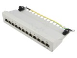 Patch Panel RJ45 Cat 6 Gri 12 Porturi