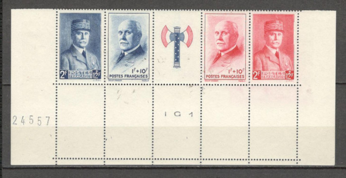Franta.1943 Ajutor national-streif margine de coala SF.89