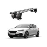 Bare transversale portbagaj auto aluminiu compatibile plafon neted Seat Leon Mk4 2020-> argintii sau negre Cod: CB200101 Kit-101