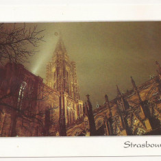 FR2 -Carte Postala - FRANTA -Strasbourg, La cathedral. circulata 1995