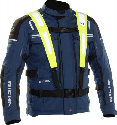 Vesta Moto Reflectorizanta Tip Curea Richa Safety Belt Vest, Galben, 3XL foto