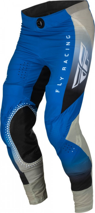 Pantaloni Moto Off-Road Fly Racing Lite, Albastru/Negru/Gri, Marime 36