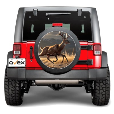 Sticker Auto &amp;bdquo;Roata de Rezerva&amp;rdquo; rezistenta la intemperii si raze UV, diametru 55 cm, Cod: AVX-RR06 foto
