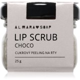 Almara Soap Lip Scrub exfoliant din zahar de buze Choco 25 g