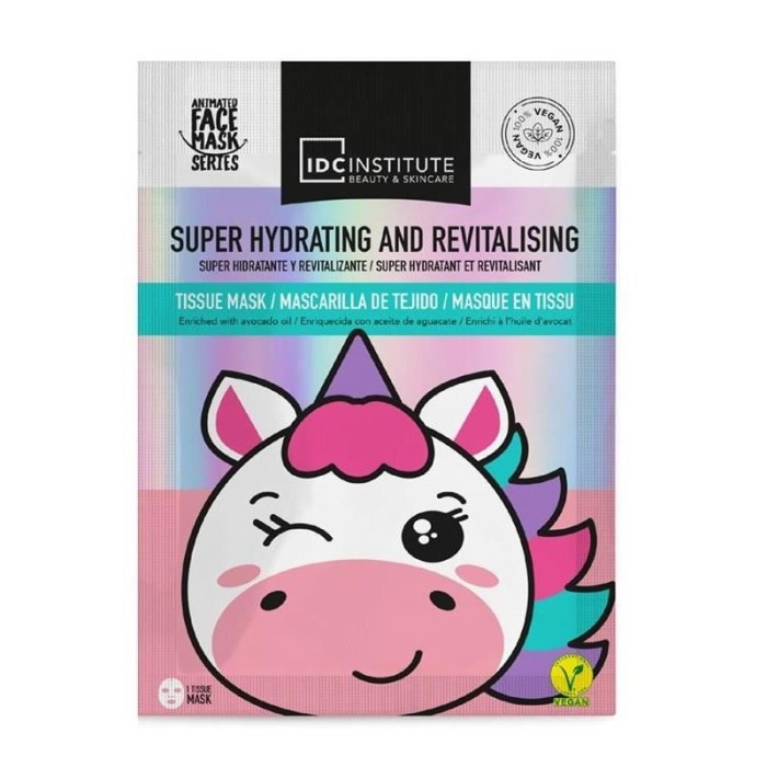Masca faciala Cute Animal - Unicorn, hidratare si revitalizare IDC Institute 77011, 25 g