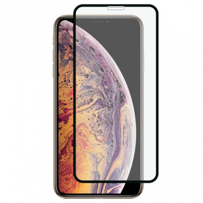 Folie Sticla 3D APPLE iPhone 11 Pro Max Full Face (Negru) XO Design foto