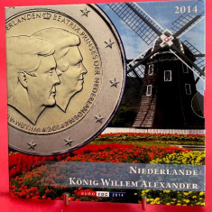 OLANDA 2014 -Set Euro 1cent-2 euro "Dublu portret Willem-Alexander - Beatrix"BU