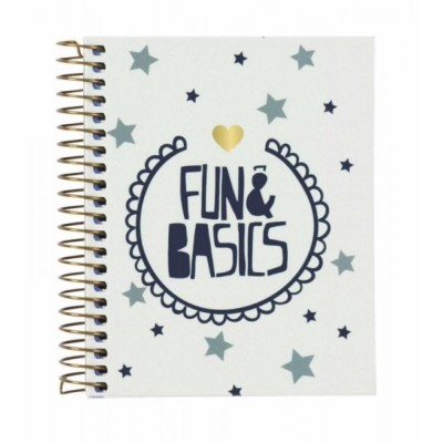 Caiet A7-100 file Fun &amp;amp; Basics 10.5x8.6 cm foto