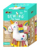 Cumpara ieftin Set de cusut DIY - decoratiune topper pentru creion - Unicorn