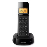 Telefon fără Fir Philips D1601B/01 1,6&quot; 300 mAh GAP Negru