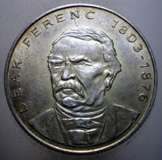 F.480 UNGARIA DEAK FERENC 200 FORINT 1994 ARGINT 12g foto