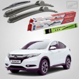 Cumpara ieftin Ștergătoare Honda HR-V Gen II RU 2015-prezent | Set Față și Spate Flat &ndash; TeamCar&reg;
