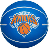 Mingi de baschet Wilson NBA Dribbler New York Knicks Mini Ball WTB1100PDQNYK albastru