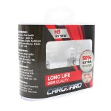 Set de 2 becuri Halogen H3, 55W +50% Intensitate - LONG LIFE - CARGUARD BHA012