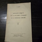 Quelques aspects de la doctrine classique de la medicine chinoise - P. Huard